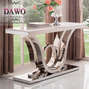 Specchio/MDF Top evento in acciaio inox hotel square cake table - Product Image 2