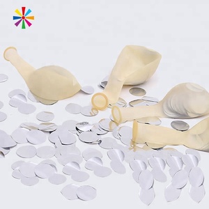 Fengche 12 inch rõ ràng trong suốt bạc <span class=keywords><strong>Confetti</strong></span> ballons bóng bên trang trí bóng với <span class=keywords><strong>Confetti</strong></span> - Product Image 1