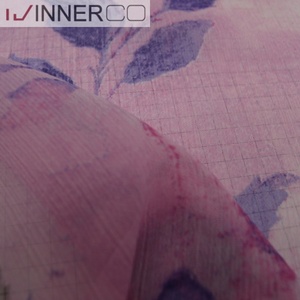 Tissu de robe en mousseline de soie froissée en polyester 100% imprimé floral pour vêtement de lingerie de mariage - Product Image 6