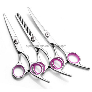 Bộ Kéo Cắt Cong Chải Chuốt Cho Thú Cưng, Bộ Kéo Tỉa Lông Chó Bằng Thép Không Gỉ Bền Bỉ Kèm Túi Đựng - Product Image 2