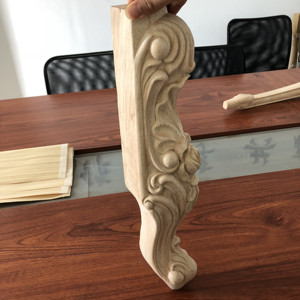 Gambe per divano in legno massello piedini per <span class=keywords><strong>mobili</strong></span> antiche gambe intagliate - Product Image 3