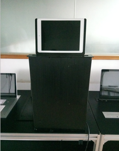 Dongguan facotry <span class=keywords><strong>pop</strong></span> up iPad LCD ascensor Monitor con inteligente sistema de elevación/conferencia de mesa ascensor LCD - Product Image 6