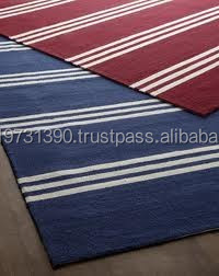 พรมผ้าฝ้ายลายทางสำหรับเด็กพรมทอมือ100% สำหรับใช้ในบ้านและโรงแรม - Product Image 4