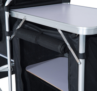 Moderne Designs Aluminium Klapp Camping Tisch Picknick Kochen Küchen schrank