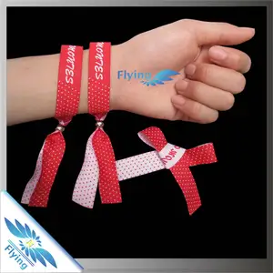 Pulseira de bloqueio de deslize, pulseira colorida de fita de tecido tecido tecido tecido (pulseiras de pulso) para venda