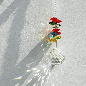 Lustre presentes octogon chakra, bolas de cristal para decoração de casa, escritório, jardim, coletor de sol - Product Image 3