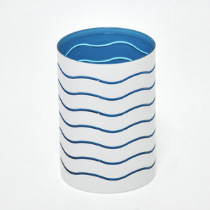 พลาสติกรูปทรงกระบอกสีน้ำเงินอุปกรณ์ห้องน้ำ - Product Image 4