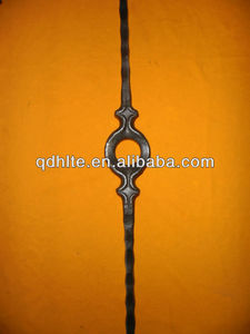 Grille de fenêtre en <span class=keywords><strong>fer</strong></span> <span class=keywords><strong>forgé</strong></span> personnalisée, <span class=keywords><strong>barre</strong></span> de clôture ornementale, <span class=keywords><strong>barre</strong></span> de garde-corps forgée à chaud - Product Image 4