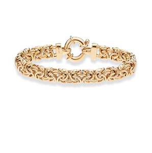 Di <span class=keywords><strong>alta</strong></span> Qualità Dei Monili 18 K Placcato Oro Italiano Classico Della Catena A maglia Braccialetto per Le Donne Uomo - Product Image 6