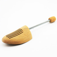 Embauchoir en bois réglable pour baskets, modèle Shape Keeper/Spring Shoe Tree, protecteur de baskets, économique - Sneaker Tree ST01A Schima