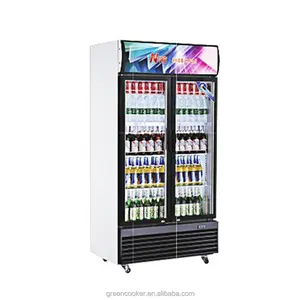 Refrigerador comercial de pie para refrescos, Económico