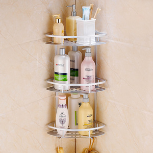 Étagères de salle de bain en alliage d'aluminium <span class=keywords><strong>pour</strong></span> le <span class=keywords><strong>rangement</strong></span> des coins de <span class=keywords><strong>douche</strong></span> avec crochet adhésif - Product Image 4