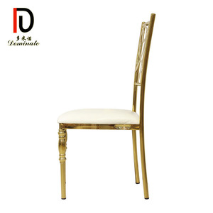 Alta calidad de acero inoxidable de oro baquet boda Silla de comedor - Product Image 4