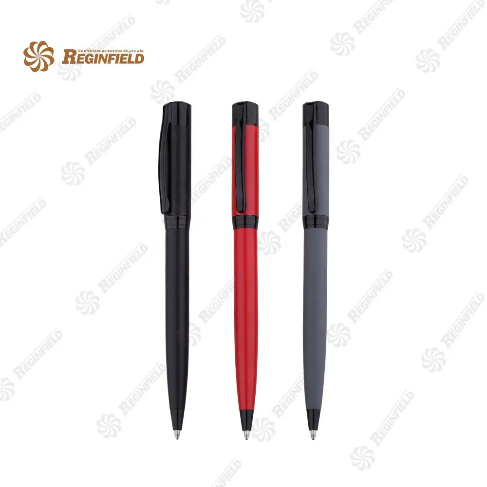 Chất lượng cao bút khuyến mại với biểu tượng dấu ấn kim loại bi bút ODM OEM