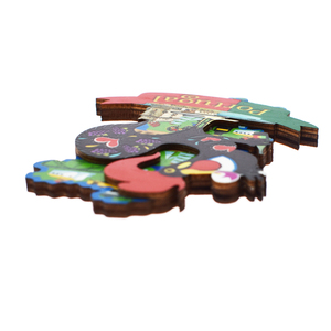 Chất Lượng Cao Tùy Chỉnh Quà Tặng Lưu Niệm Bằng Gỗ Tủ Lạnh Nam Châm Tùy Chỉnh MDF Tủ Lạnh Nam Châm Thế Giới - Product Image 5