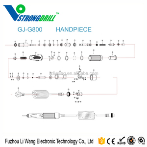 FORTE DRILL Marca dental lab brushless 50000 rpm micromotore <span class=keywords><strong>GJ</strong></span>-<span class=keywords><strong>G800</strong></span> - Product Image 6