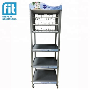 Soft <strong>Drink</strong> Display <strong>Rack</strong> <strong>Drinks</strong> Multi Functional Display <strong>Rack</strong> with Light Weight Gravity Feed - Product Image 5