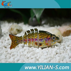 2015 Yilian-s 4 " Mulit articulado Bass Fishing Lure Bait Swimbait Life like Panfish pez-gancho nueva - Product Image 6