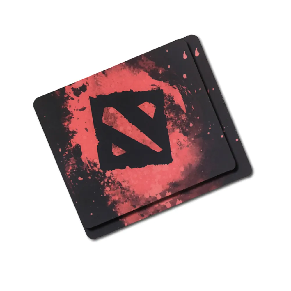 China fabricante al por mayor juegos tema Dota 2 alfombrilla de ratón personalizado pad con la mejor calidad y bajo precio