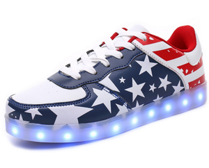 gran <span class=keywords><strong>venta</strong></span> 2017 <span class=keywords><strong>amazon</strong></span> zapatos luz led cargador usb lote calzado en china - Product Image 1