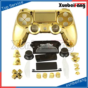 Nieuwe Aankomst Chrome Goud Zilver Rood Blauw Controller Shell Behuizing Cover Voor Sony Playstation 4 Dualshock 4 PS4 Controller Shell