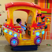 Hotselling machine de voiture pour enfants à monnayeur d'intérieur Le petit bateau pirate à vendre