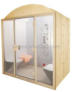 luxury bath room cabinets for steam shower China supplier