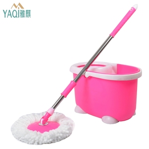 Meilleur vente ménage nettoyage en microfibre 360 degrés de rotation <span class=keywords><strong>rose</strong></span> vadrouille seau - Product Image 1