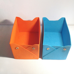 Boîte <span class=keywords><strong>de</strong></span> rangement en <span class=keywords><strong>feutre</strong></span> cube <span class=keywords><strong>de</strong></span> couleur unie sur mesure en promotion - Product Image 4