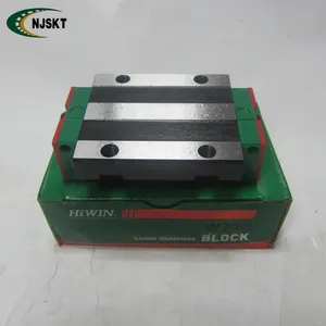 TaiWan 25 milímetros guia linear HIWIN linear rail bloco HGH25CAZAC HGH25CA