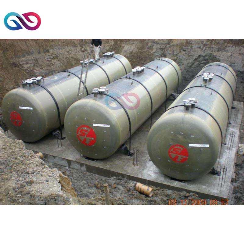 10m3 20m3 30m3 40m3 50m3 60m3 Tangki Bahan Bakar Bawah Tanah Dinding Ganda Harga Penyimpanan Minyak Bensin Lapisan Ganda