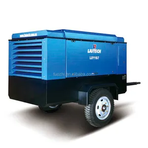 Liutech LUY050-7 portátil 180cfm compresor de aire diesel