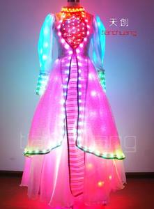 Brillante sexo caliente royal blue <span class=keywords><strong>jazz</strong></span> trajes de baile para mujer TC-32 MÁQUINA de picar de TianChuang - Product Image 6