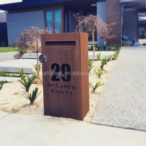 Boîtes aux lettres extérieures décoratives, résistantes à <span class=keywords><strong>la</strong></span> rouille, à poser au sol, à vendre - Product Image 2