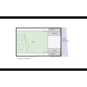 Offroad FRP en fibre de verre petit tourer voyage camping-car <span class=keywords><strong>caravane</strong></span> - Product Image 2