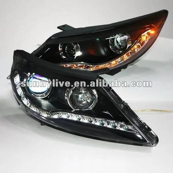 Farol de led para kia sportage r, tipo v2, 2009-2013 anos