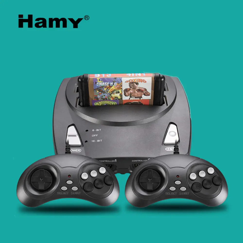 Hamy RetroTwin 2in1 प्रणाली टीवी/वीडियो गेम कंसोल के साथ दो gamepad