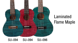 Ukelele Tenor de Alta Calidad de 26 Pulgadas, Marca Aiersi, Precio al por Mayor, Instrumento Musical con Cuerdas de <span class=keywords><strong>Guitarra</strong></span> Hawaiana, Color Arce Flameado Rizado - Product Image 1