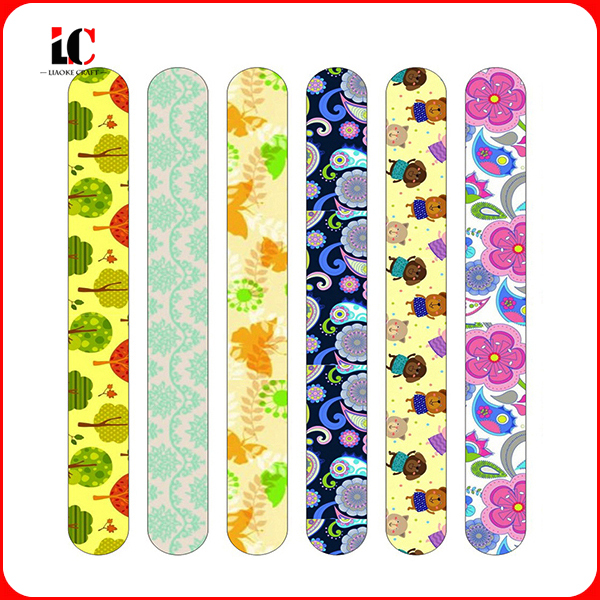 Material de corea 100/180 grit lima de uñas/media luna al por mayor mini lima de uñas redonda de Alta calidad