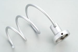 OEM革新的な壁に取り付けられたヘアドライヤーラックスペースアルミニウム浴室壁棚収納ヘアドライヤーホルダー - Product Image 6