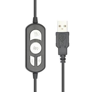 Vente en gros d'usine VCOM Centre d'appels Casque d'écoute USB filaire avec microphone pour réseau téléphonique Skype <span class=keywords><strong>Chat</strong></span> - Product Image 6