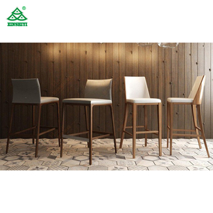 5 étoiles Hôtel Restaurant Contemporain Chaises de Bar/Rembourré Hauteur de Comptoir Moderne Tabourets de Bar En Métal jambes - Product Image 3