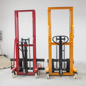 Apilador de paletas Manual manual de carga automática hidráulica portátil, elevador Manual, carretilla elevadora Manual, apilador Manual de 1 tonelada, todos aceptan 1000kg - Product Image 5