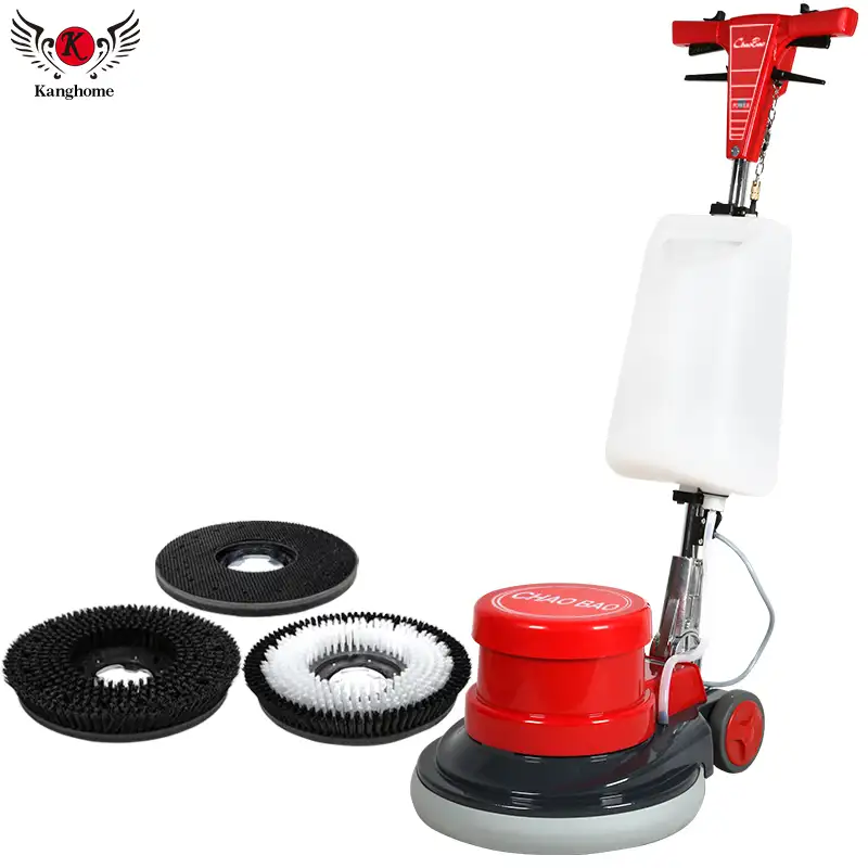 Supper High Power Automatic Household Floor Scrubber For Carpet With Popular Design Polishing Machine 17" 154 brush