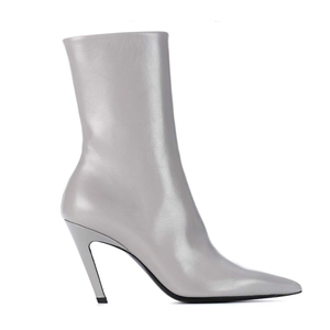 2018 Sıcak Satış Patent Deri Ayakkabı Bayanlar Fetiş Çizmeler Seksi Stiletto Patik Ayna Deri Yüksek Topuk Olgun Kadın yarım çizmeler - Product Image 4