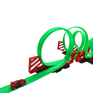 Nuevo Producto al por mayor de 360 loco grado Asamblea rueda de magia carrera pista de alta velocidad tira de coches para niños - Product Image 2