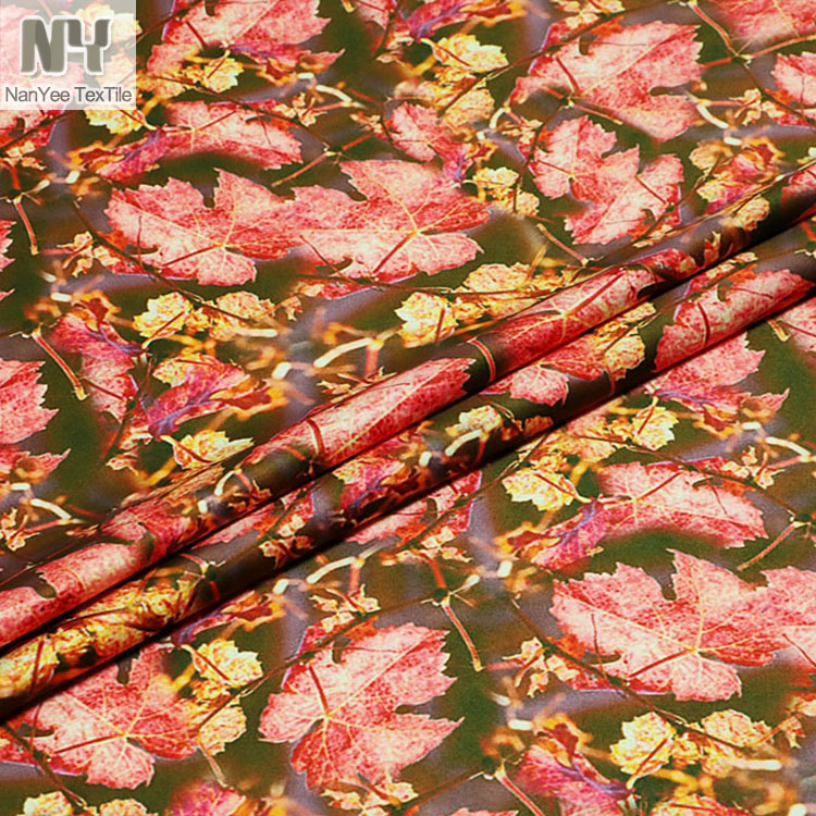 3d leaf petal fabric