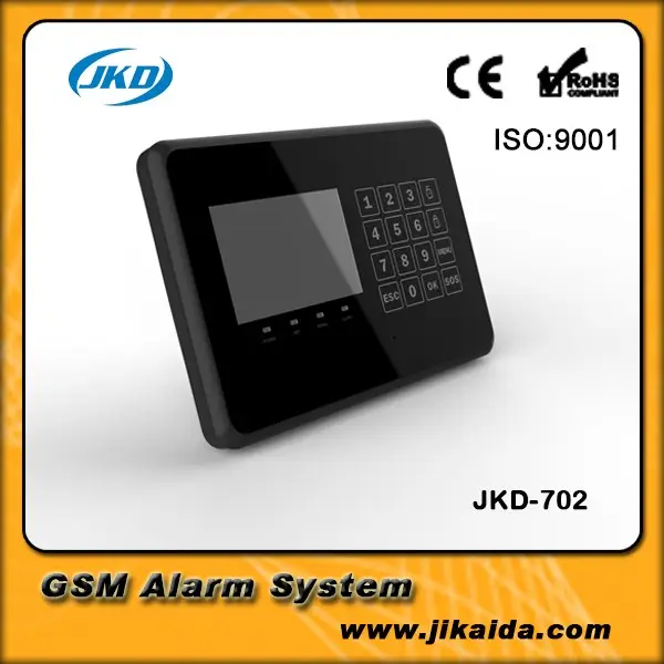 Sistema de alarme sem fio gsm, nova chegada 433mhz controle remoto sem fio gsm sms chamada pstn sistema de alarme
