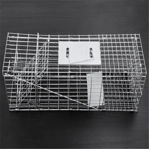Jaula trampa para animales plegable de 34 "x 10" x 12 "para rata, zarigüeya, <span class=keywords><strong>mapache</strong></span> y gato salvaje - Product Image 1