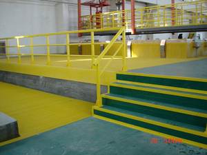 Rejillas de fibra de vidrio FRP GRP para exteriores estándar de EE. UU. Sin decoloración Sin grietas Geogrids resistentes al fuego y de larga duración por Wavu - Product Image 3